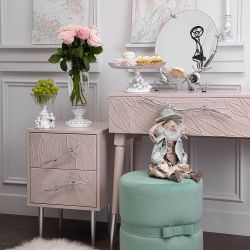 Банкетка COCO Аквамарин Сильвер