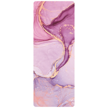 Тревел коврик для йоги Rose Quartz 185*68*0,1 см из микрофибры и каучука