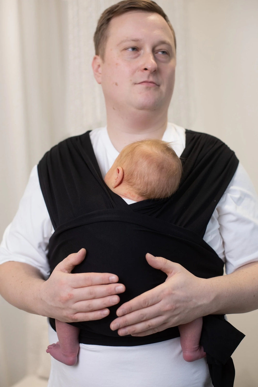 Трикотажный слинг QUICK HUGS (без намотки) цвет Уголь