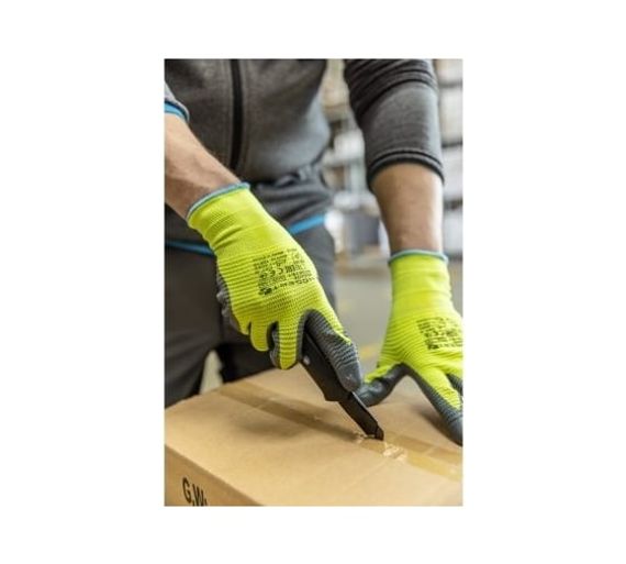 Перчатки рабочие с нитриловым покрытием гофрированные VECHTE Högert, арт. HT5K760