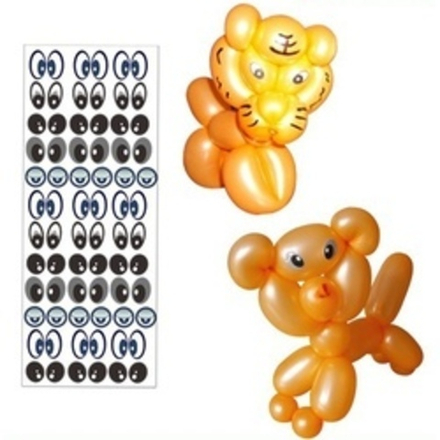 Наклейки - Глазки 36 компл. на листе