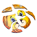 Пазл львёнок