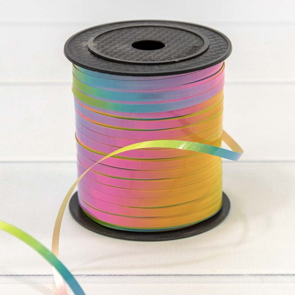 Лента Полипропилен 0,5см х 274м "Радуга-2" бобина (Разноцветный)