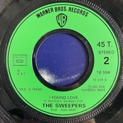 Винтажная виниловая пластинка LP The Sweepers Song For Donna, I Found Love (France 1975) 7 дюймов, 45 RPM, Single