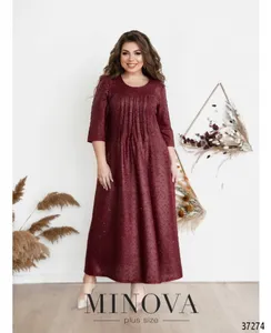 Платье 403Б-бордо Minova