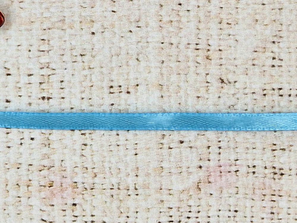 Лента атласная, ш. 0,5 см, 62 (37) голубой