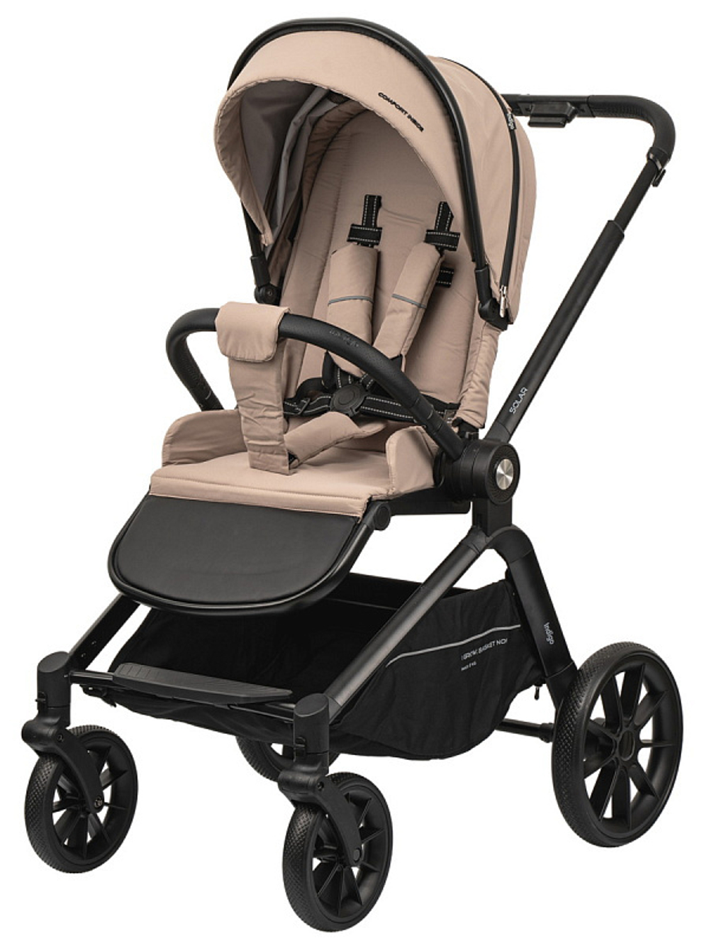 Детская коляска Indigo Solar 3 в 1 бежевый