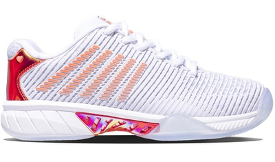 Женские Кроссовки теннисные K-Swiss Hypercourt Express 2 X Lucky in love - white/dove/orange glow