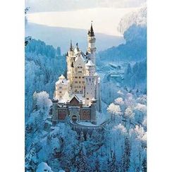 Puzzle Neuschwanstein Castle in Winter 1500p