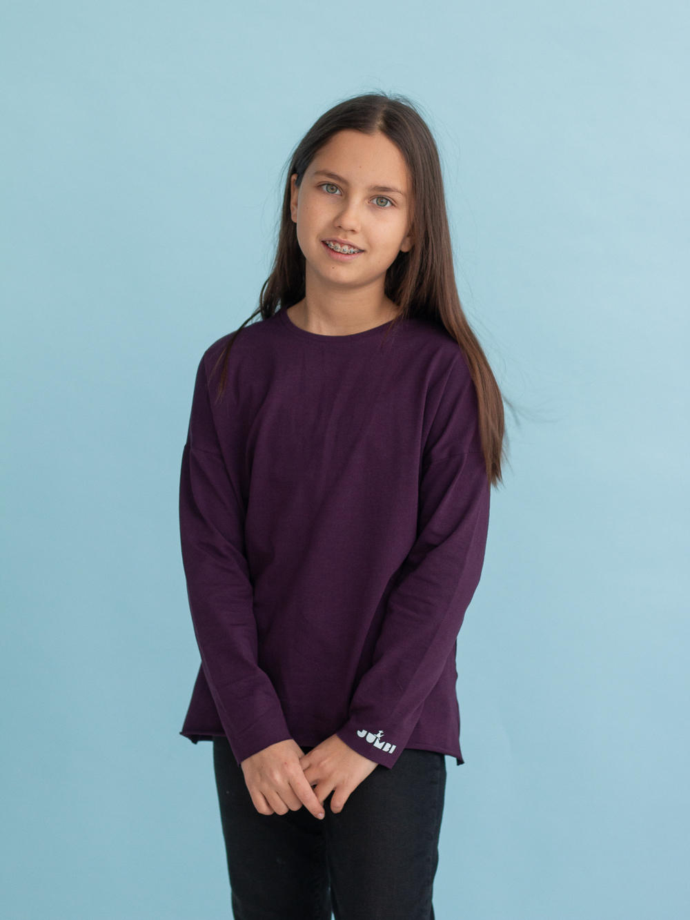 Лонгслив (Баклажан) Basics