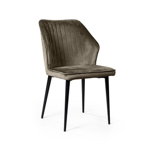 Стул Berg, бархат коричневый 12