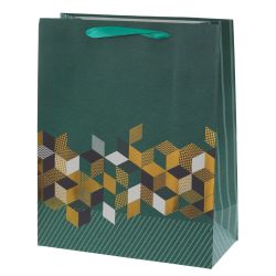 GAEM Пакет подарочный (бумага 210г/м2, блок микс 12шт), L26 W12 H32 см, 4в.