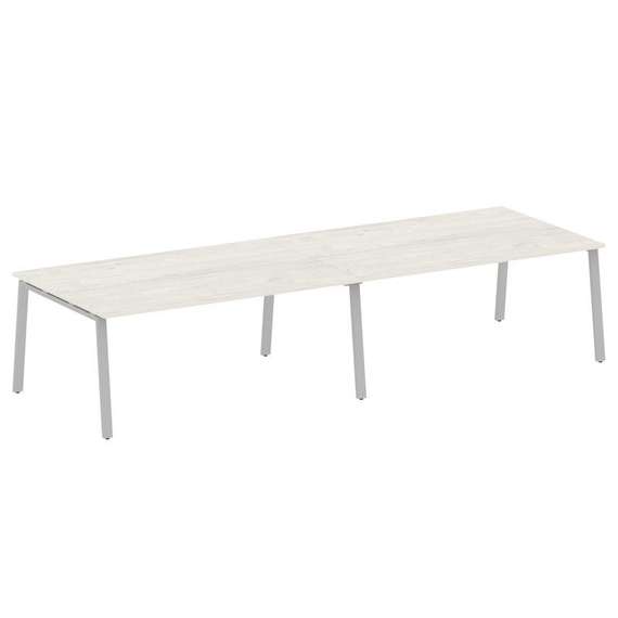 Метал Систем Переговорный стол (2 столешницы) на А-образном м/к БА.ПРГ-2.5