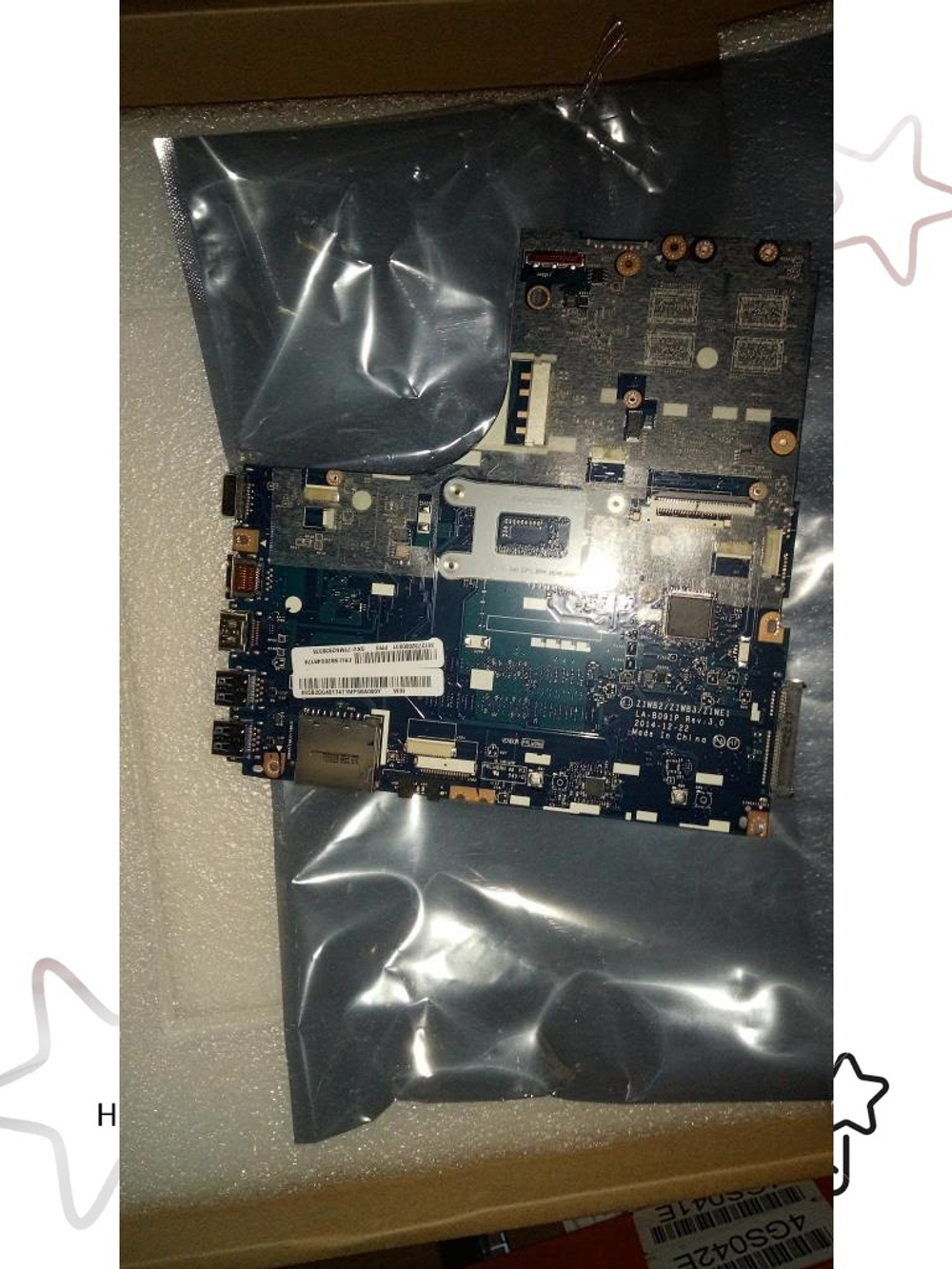 Материнская плата для ноутбука Lenovo B50-70 LA-B09 W8P 1G Intel Pentium 3558U FP DOC (5B20G46174), оригинал