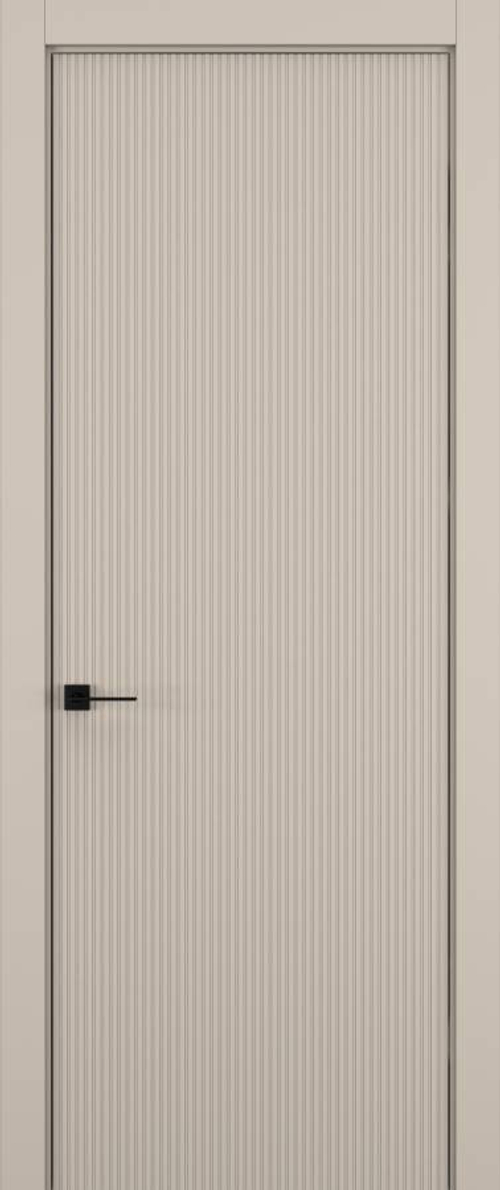 Дверь 1 VERTICAL Матовый Светлый Бежевый
