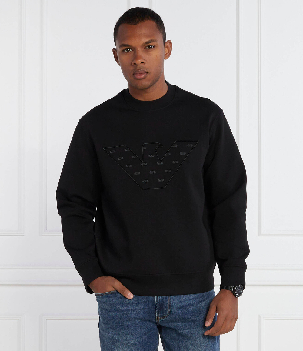 Худи Emporio Armani - черный(6R1ME7 1JHSZ)