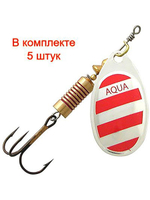 Блесна вертушка AGLIA 06,0g, лепесток № 3, цвет A0-06