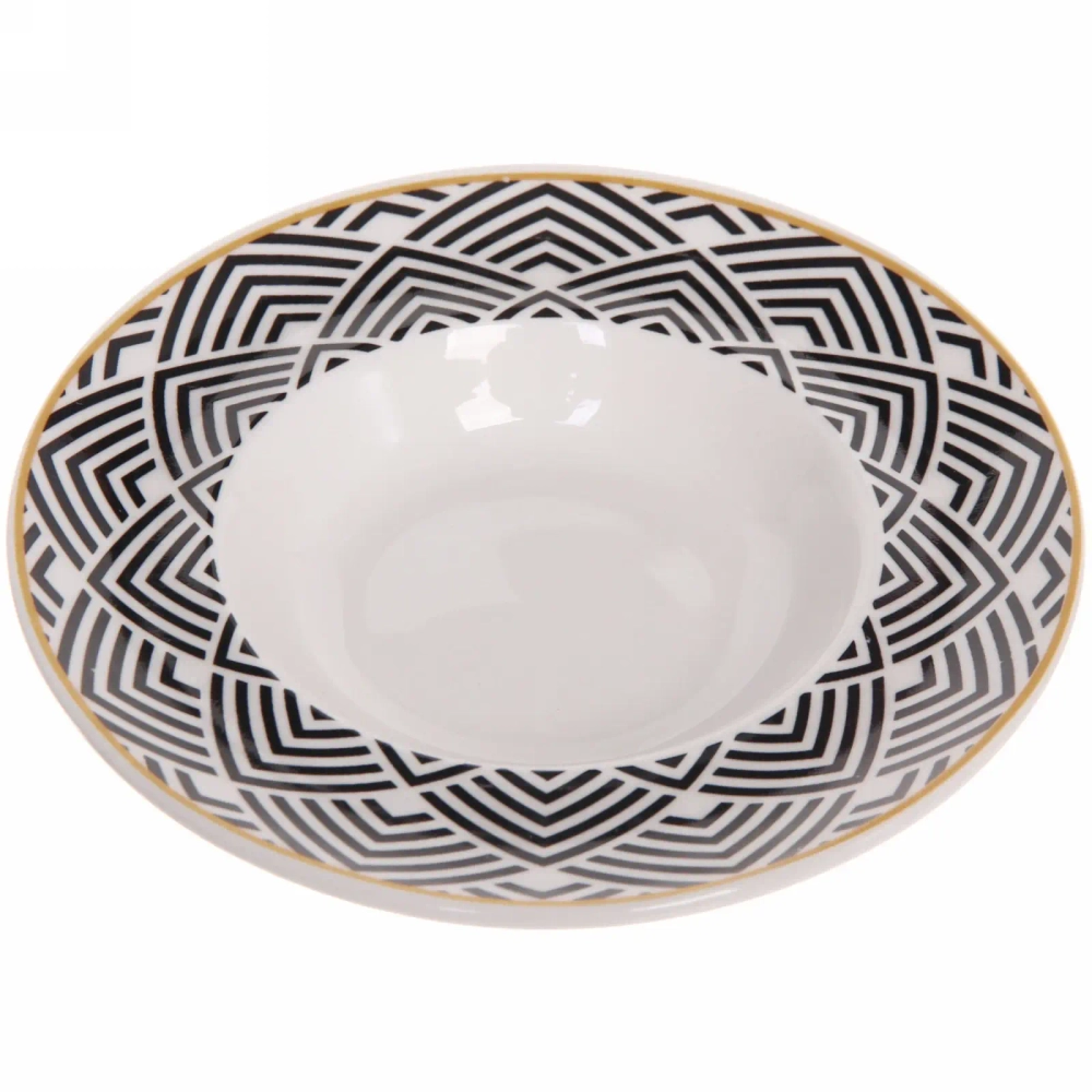 Кофейный набор 12 предметов «Галилео» (6 кружек 100мл+6блюдец), квадраты