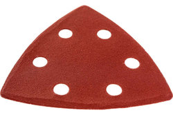 Треугольник шлифовальный универсальный 5 шт. (93х93х93 мм; Р320) "МАСТЕР" Зубр 35583-320