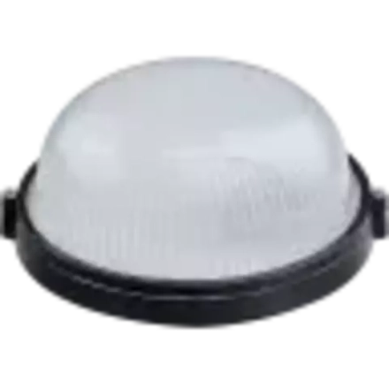 Светильник НПП-60w круглый термостойкий без решетки IP54 черный
