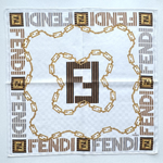 Платок белый Fendi
