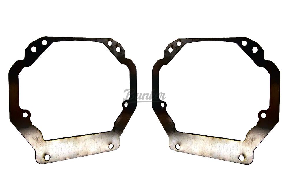 Переходная рамка Land Cruiser 200 2-й рест. 2015-2021 LED. Под линзы Hella 3R,5R (компл. 2 шт.) к-т