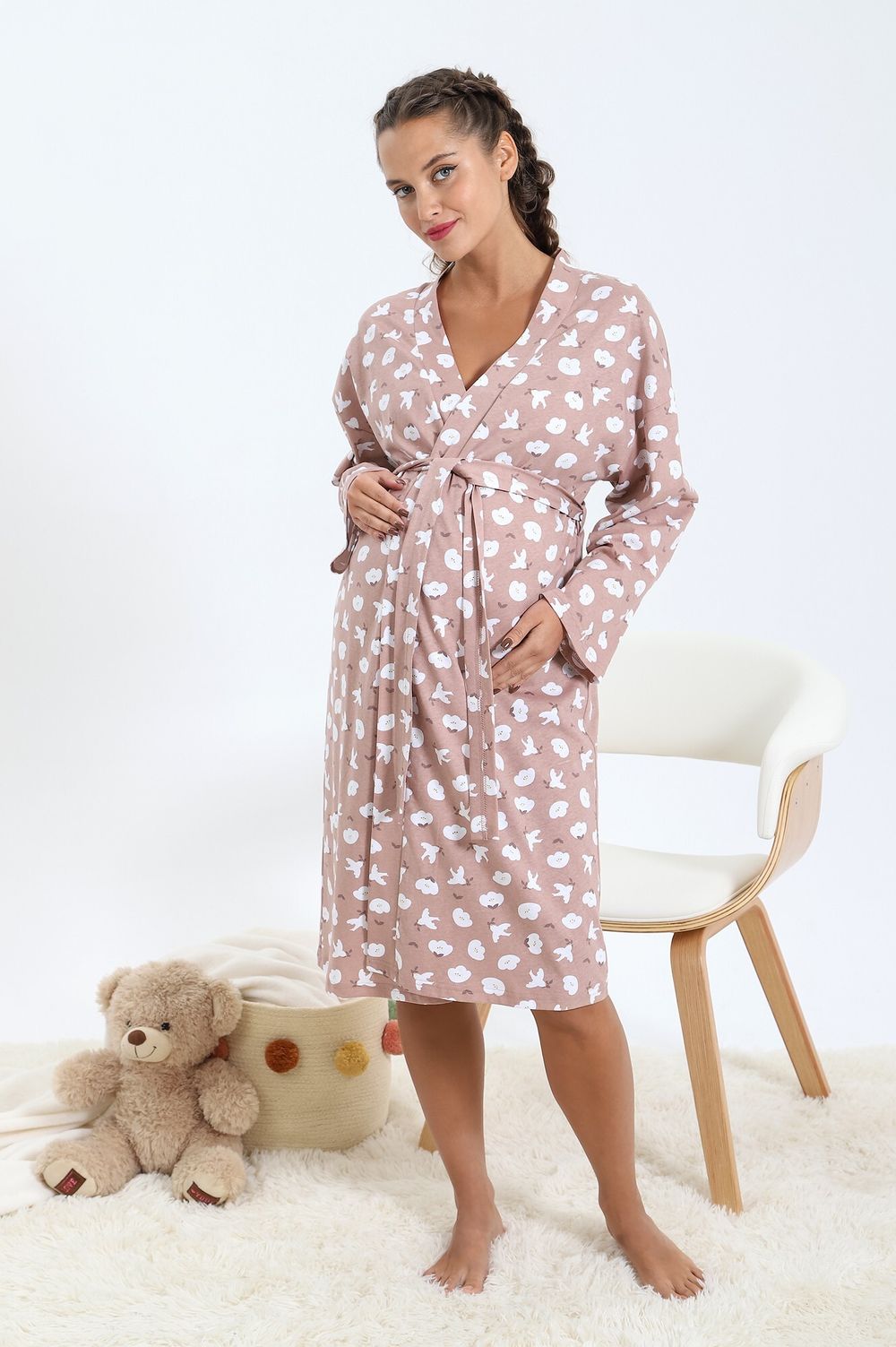 Халат женский Хлопушек-3 Виотекс РАЗНОЦВЕТНЫЙ