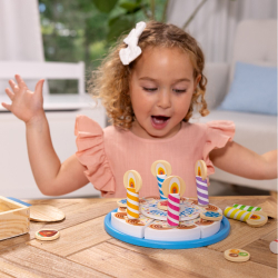 Melissa & Doug - Деревянный пирог BIRTHDAY CAKE + 33 аксессуара 20155234