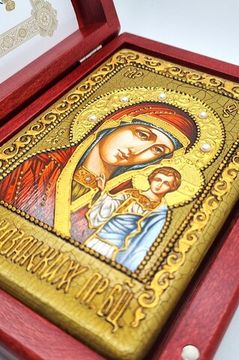 Икона Казанской Божией Матери 10х15