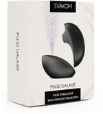 Черный вакуум-волновой стимулятор Pulse Galaxie с проекцией звёздного неба