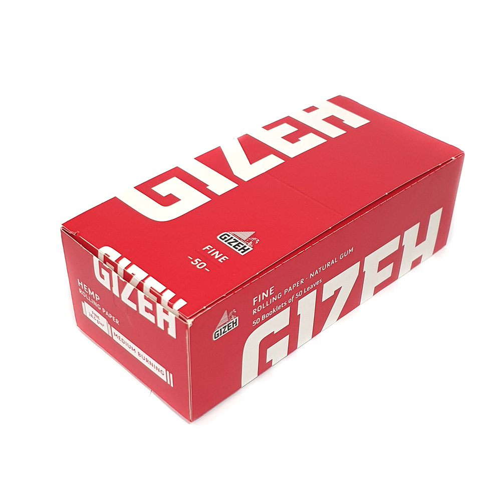 Бумага для сигарет блок "Gizeh" Fine 18,5г/м 50л*50шт (Германия)