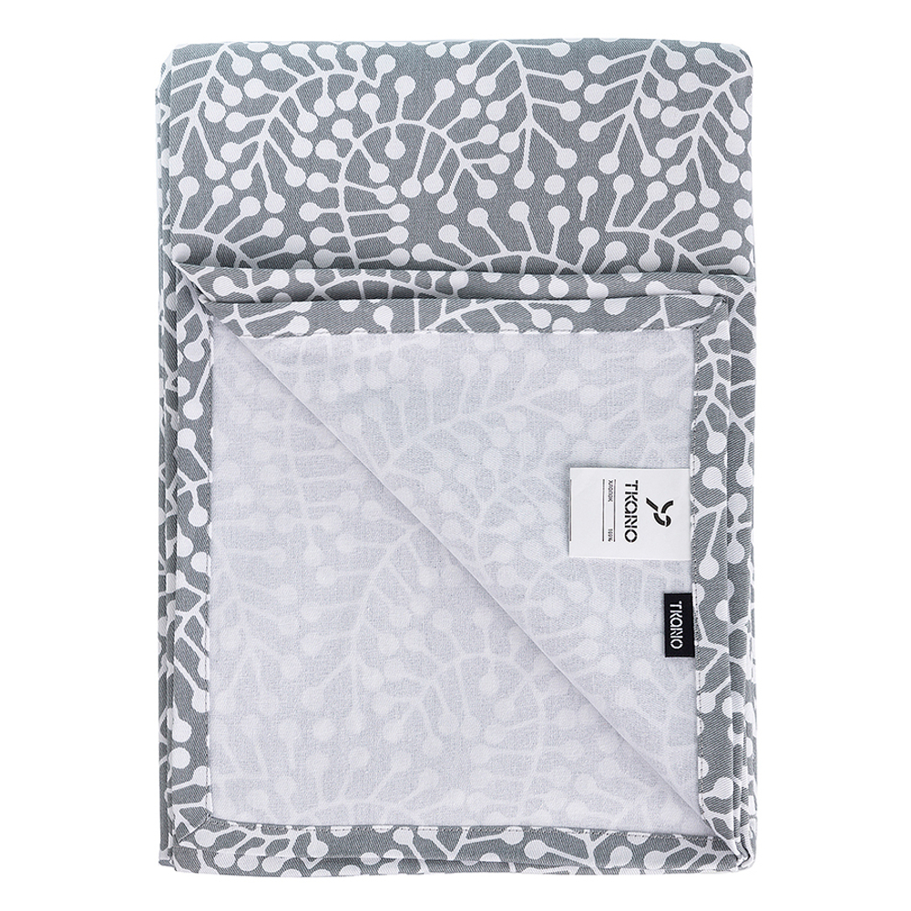 Скатерть серого цвета с принтом Спелая Смородина из коллекции scandinavian touch, 170х170 см