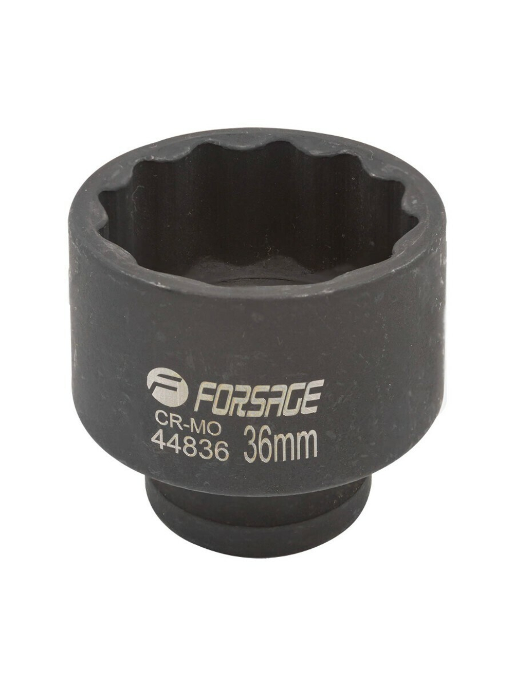 Головка ударная 36мм 12гр.,1/2'' Forsage F-44836