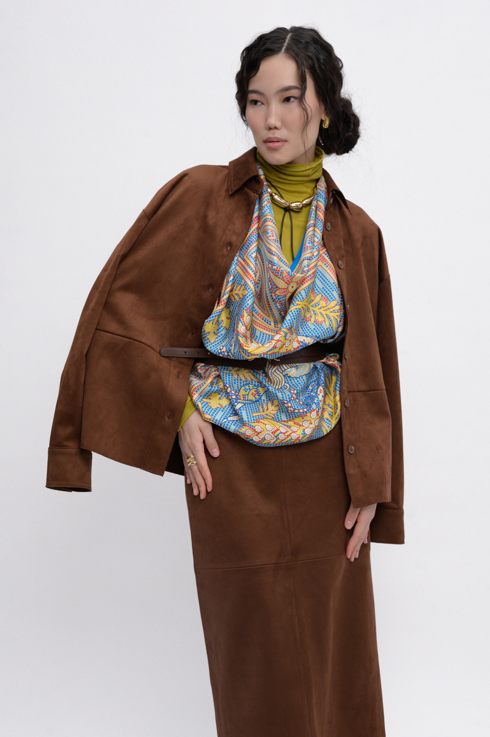 Платок «Мозаика Херсонеса» 100% шёлк