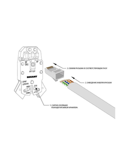 Джек компьютерный RJ45 (8P8C) кат.5E с экраном (уп.100шт) Rexant 05-1023