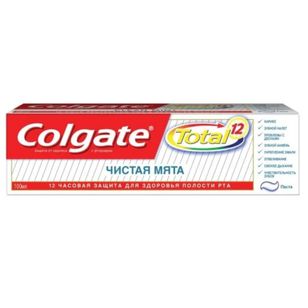 БОНУС Зубная паста Colgate Total Чистая мята 75мл