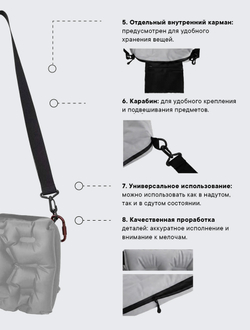 Сумка-трансформер 4 в 1 Matua grey