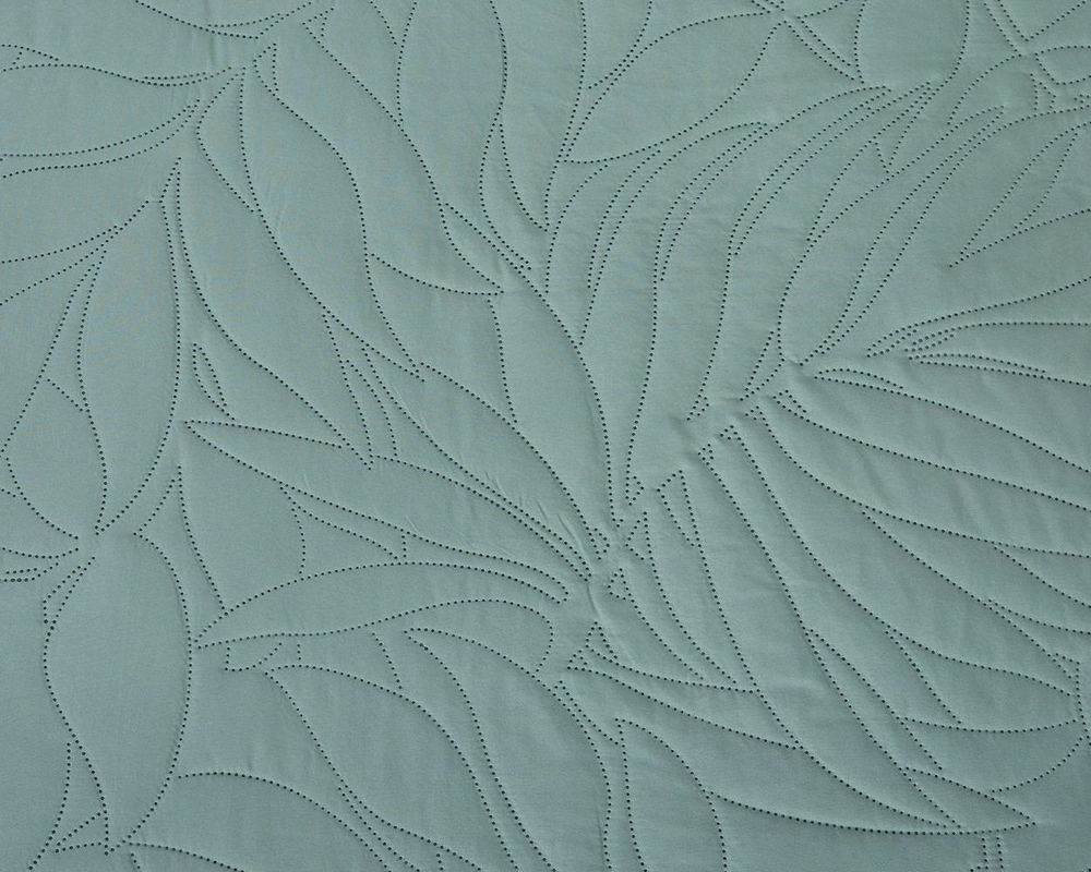 Покрывало на кровать, стеганое, поплин с размерами 215х220