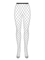 Оригинальные колготки в крупную сеточку (Размер: XL-XXL) (Цвет: красный)