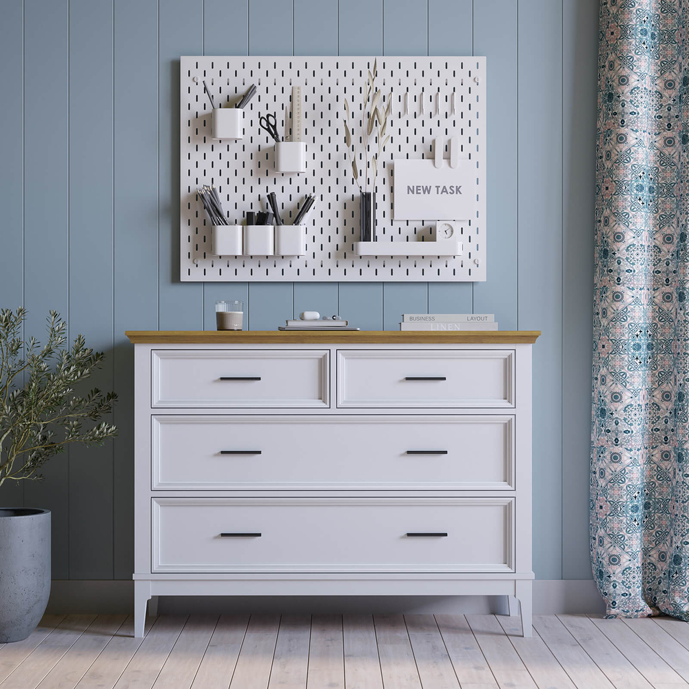 Комод "Квадро-С" из массива сосны 127.6*94.8*47 см