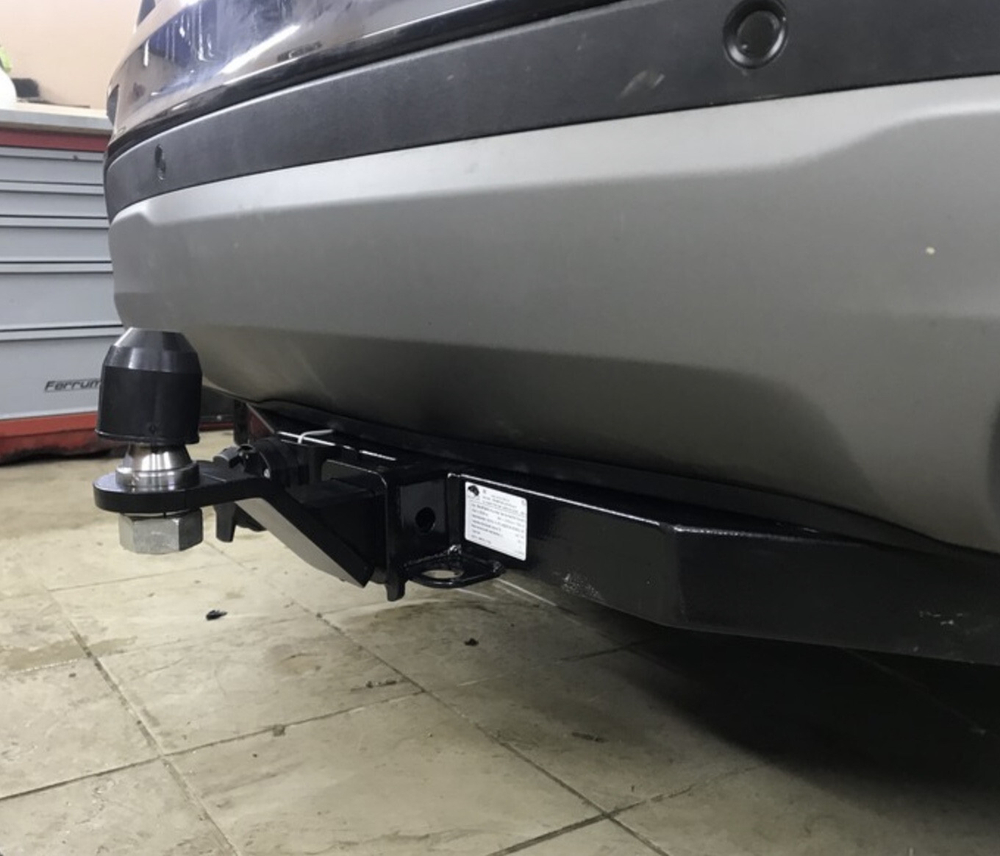 Фаркоп под квадрат для Hyundai Santa Fe / Kia Sorento , 2012-2018, Бизон.FA 0724-E