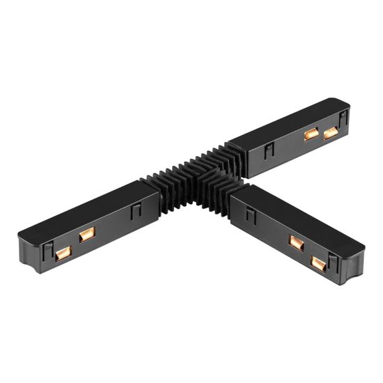 135176 SHINO NT23 132 черный Гибкий токопроводящий соединитель для низковольтного шинопровода "T-образный" IP20 48V FLUM