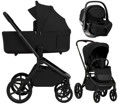 Коляска 3 в 1 Sweet Baby SBL Orso New + автокресло Premier Black New Black
