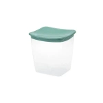 Емкость для сыпучих продуктов квадратная 1л Фисташковый 0,13,115х0,125м