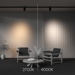 Трековый трехфазный светодиодный светильник Maytoni Trinity   TR199-3-15W2.7K-M-B