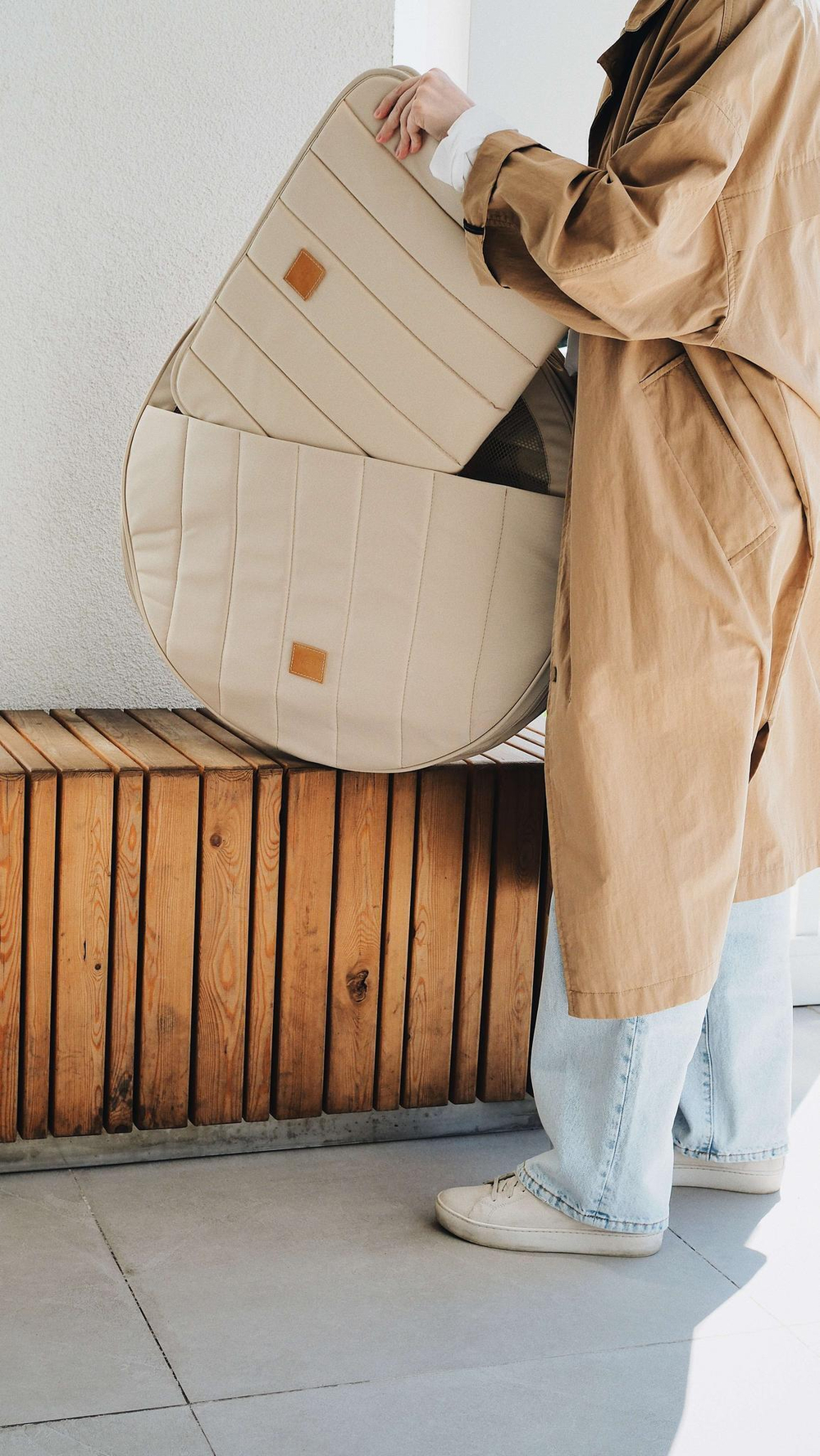 Перевозка для автомобиля Пони авто-доми Бежевый