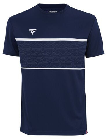 Мужская теннисная футболка Tecnifibre Team Tech Tee - небесный