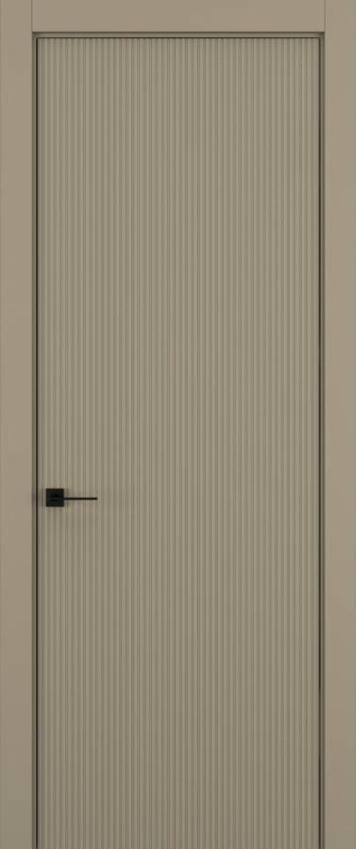 Дверь 1 VERTICAL Матовый Серо-бежевый