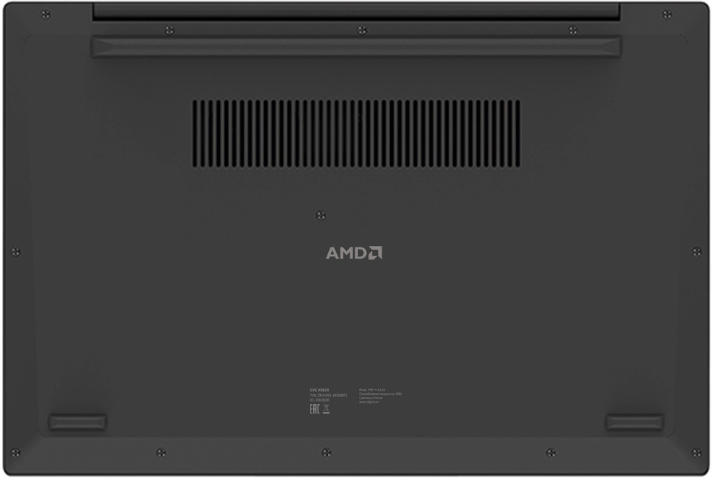Ноутбук  Digma EVE A5820 15.6 ", Ryzen 3, 16 Гб RAM, 512 Гб SSD, Radeon Graphics, Черный