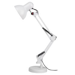 Настольный светильник ЭРА N-214-E27-40W-W белый